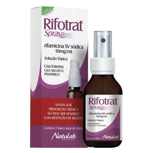 Rifotrat Spray - rifacina SV sólida 10mg/ml EUA