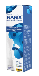 Narix Cloridrato de Nafazolina 0,5mg/ml Solução Nasal 30ml