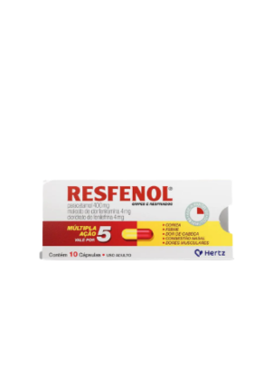 Resfenol com 10 comprimidos