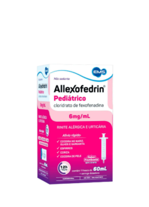 Allexofedrin Pediátrico - Rinite Alérgica e urticária