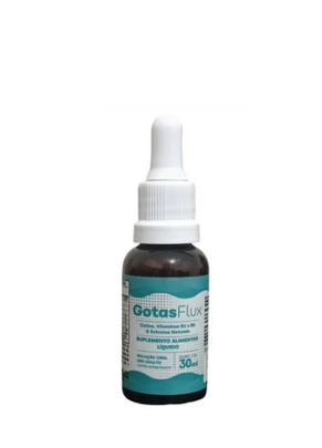 Gotas Flux - Colina, Vitaminas B1 e B6 e Extratos Naturais