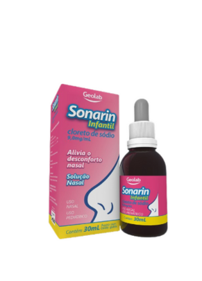 Sonarin Infantil - cloreto de sódio 9mg/ml