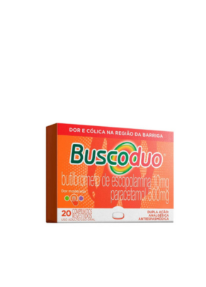 Buscoduo caixa com 20 comprimidos