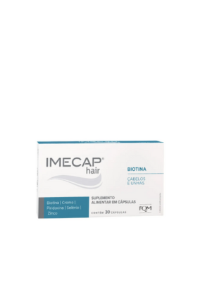 Imecap Hair Cabelos e Unhas 30 cápsulas