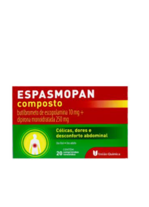 Espasmopan com 20 comprimidos