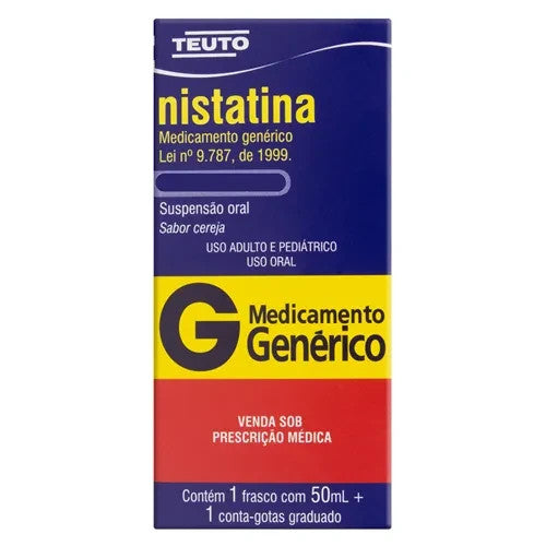 Nistatina - 50ml (Pe,Mao e Boca) EUA