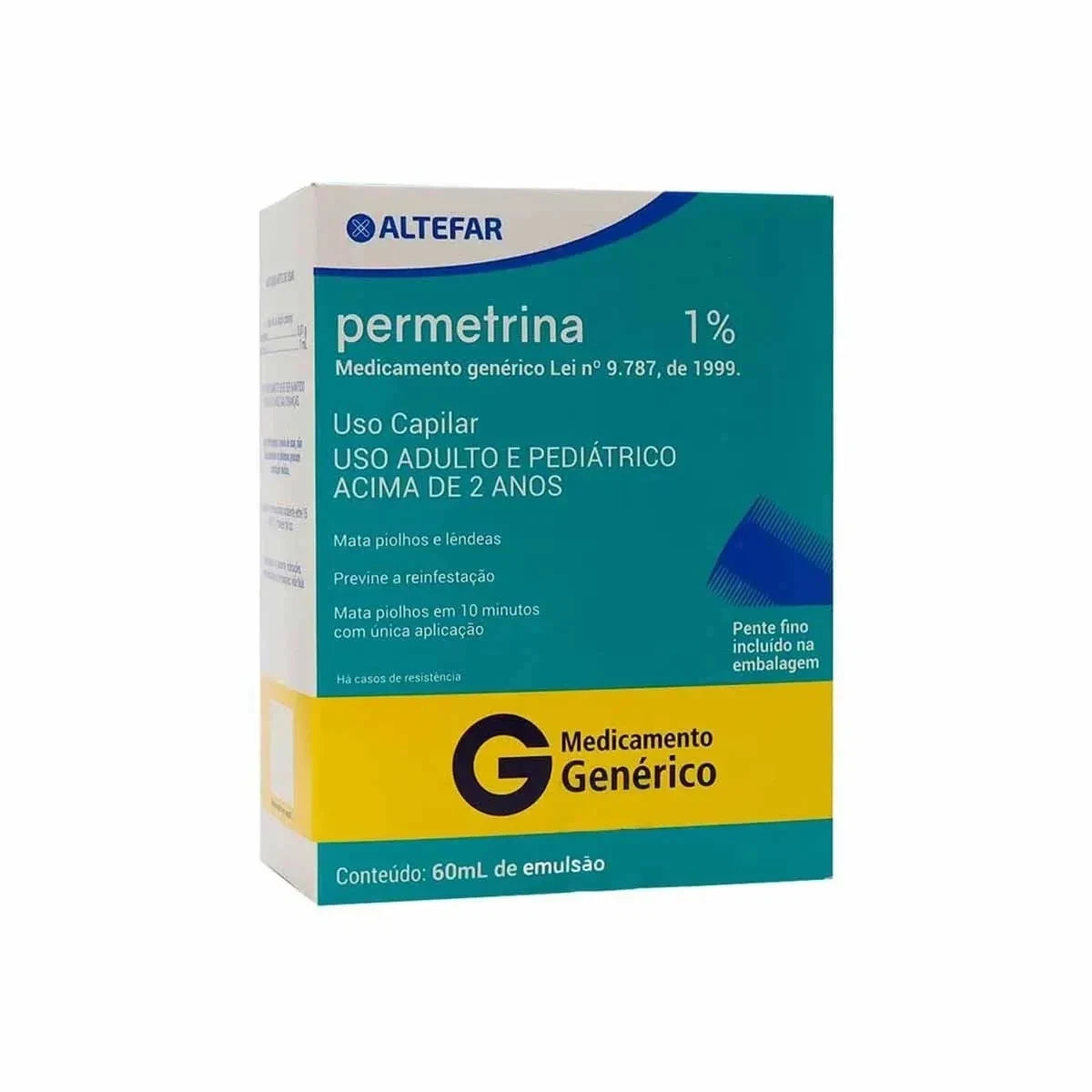 Permetrina - uso capilar