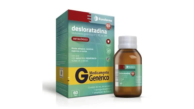 Desloratadina 0,5mg/ml - Antialérgico EUA